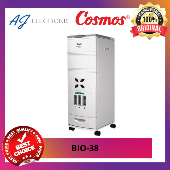RICE BOX COSMOS BIO 38 , TEMPAT PENYIMPANAN BERAS 38 KG
