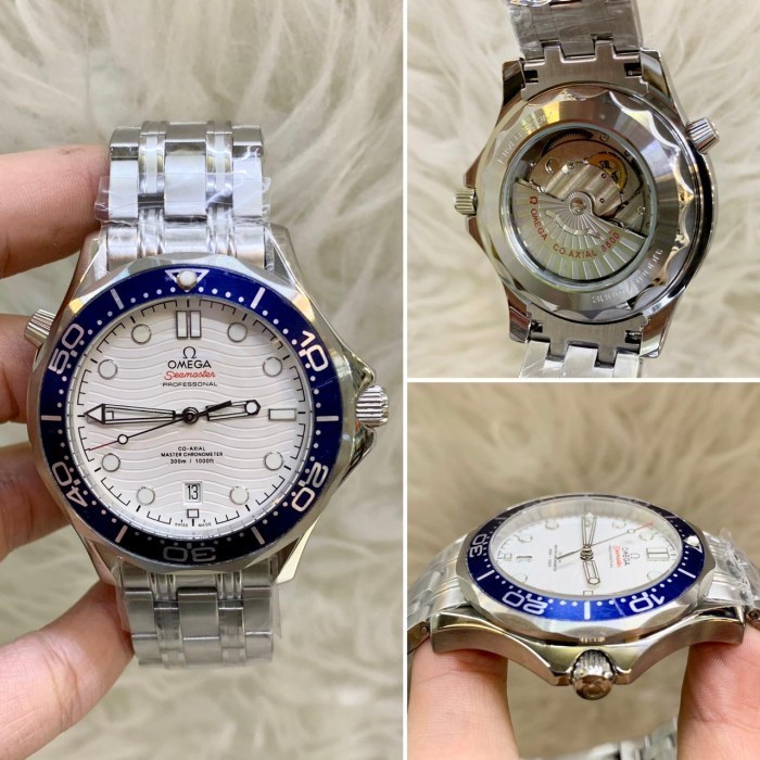 JAM TANGAN PRIA OMEGA SEMASTER MEWAH AUTOMATIC JAPAN SUPER GRADE AAA ANTI BADAI  #omega785