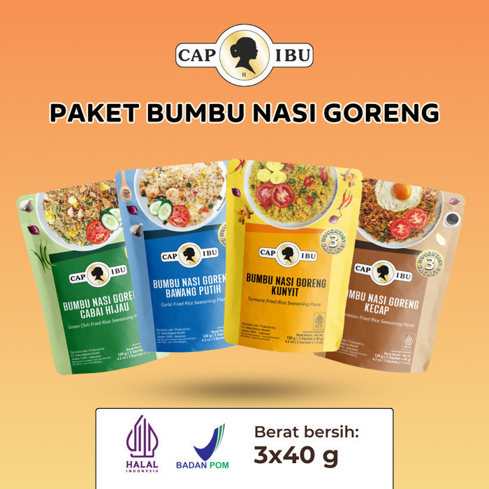 

[Bumbu Instan] Cap Ibu Paket Bumbu Nasi Goreng Sachet Pouch Sachet All Variants
