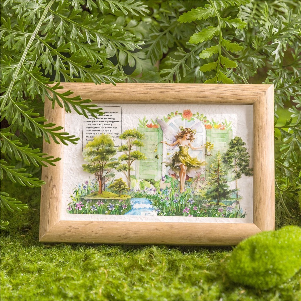 

[HARU] Tree Nature SeriesSticker Pack PET Material Sticker Pack Stickers Dekorasi Binder Scrapbook Jurnal Stiker DIY Stiker Vintage