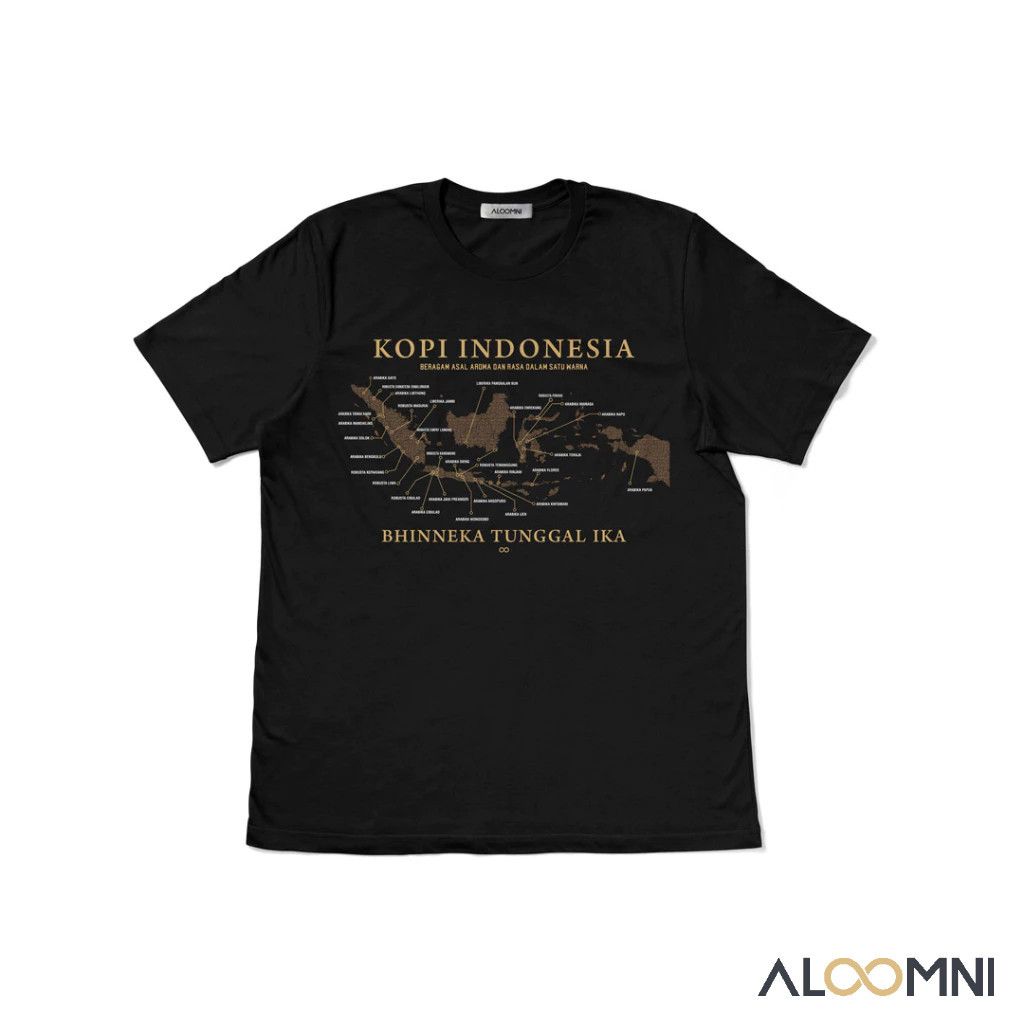 【Ready】 Kaos Kopi Indonesia cotton