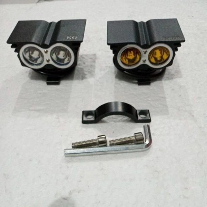 TERLARIS LAMPU SOROT TEMBAK OWL 2 MATA FOGLAMP FOG LAMP BURUNG HANTU BURHAN KABUT UTAMA DEPAN SPION 