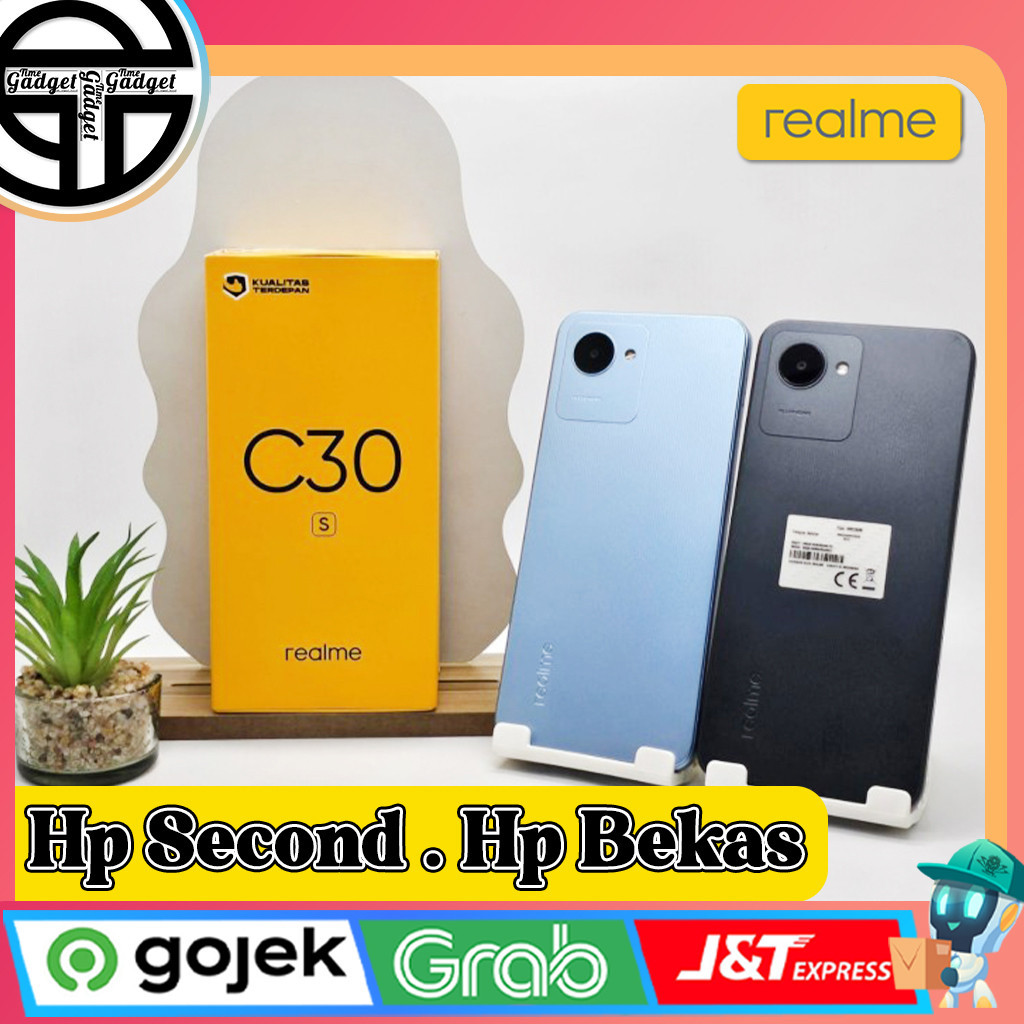 Realme C30S Ram 3/32GB | Ram 4/64GB Second Original Resmi Indonesia