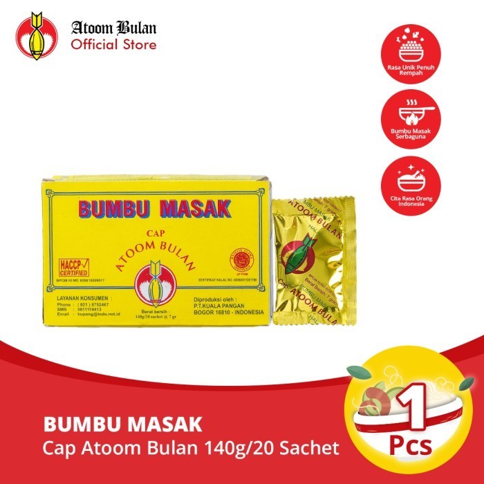 

New Produk-[sukron_86] Bumbu Masak Cap Atoom Bulan