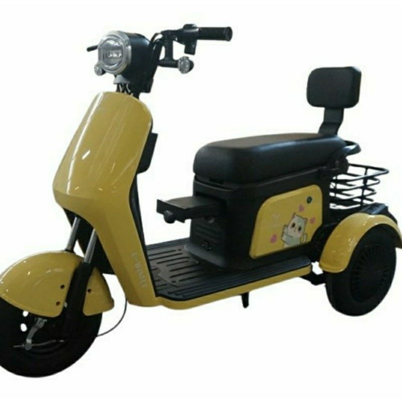 Sepeda Motor Listrik Roda 3 Hello kitty 500 Watt