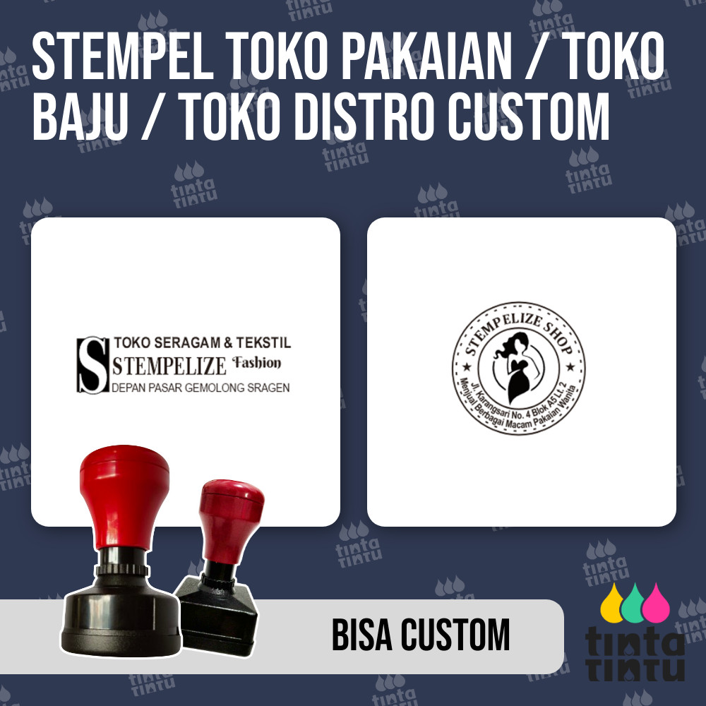 

Stempel Toko Pakaian / Toko Baju / Toko Distro Custom