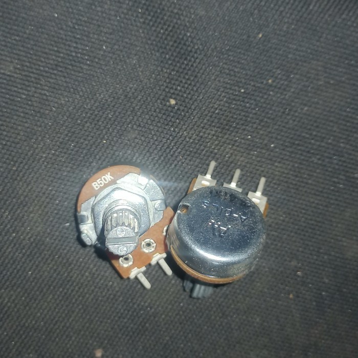 potensio mono rorary 50k as pendek klik meter B50K 503 B503 B A PLUS APLUS F