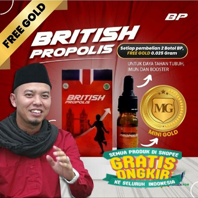 BRITISH PROPOLIS BP Dewasa Reguler & BP Kids/Asli dijamin