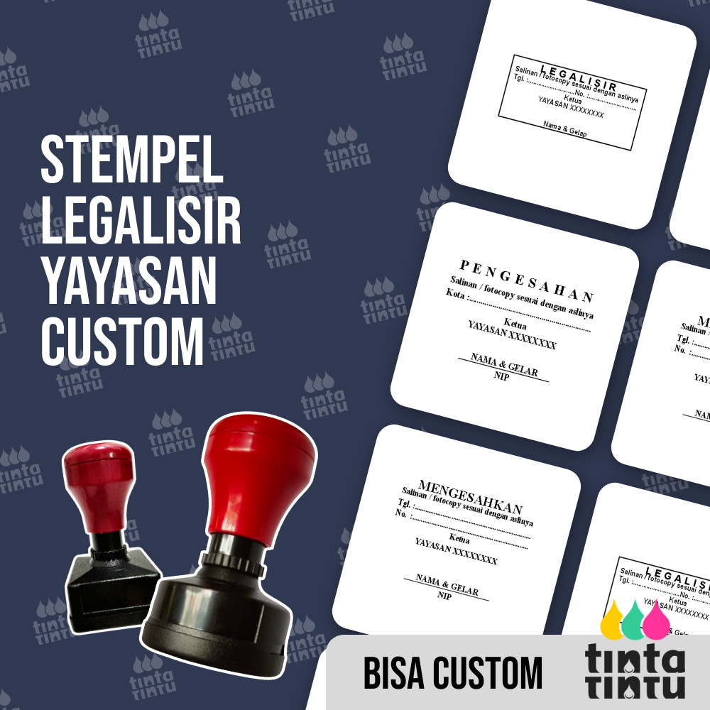 

Stempel Legalisir Yayasan Custom