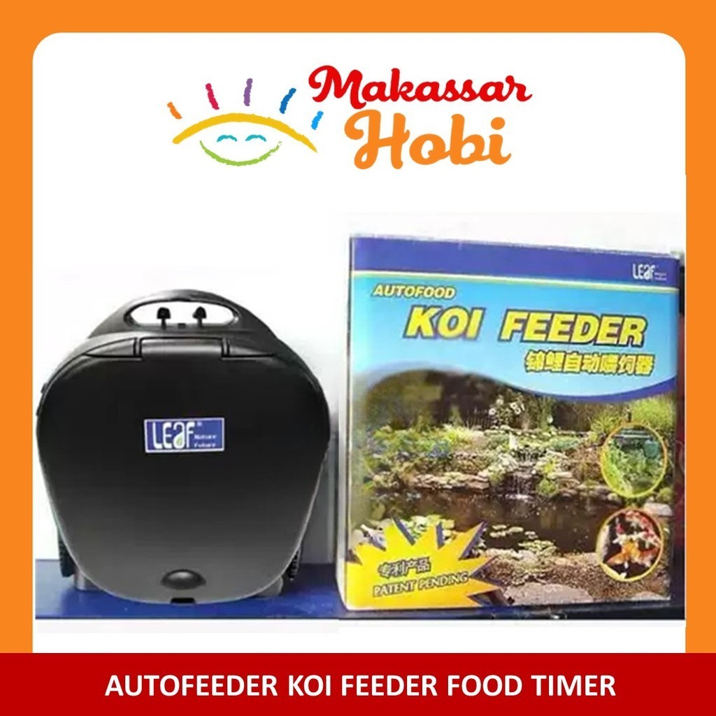 Autofeeder Koi Feeder Food Timer Pemberi Pakan Otomatis Kolam Ikan Koi