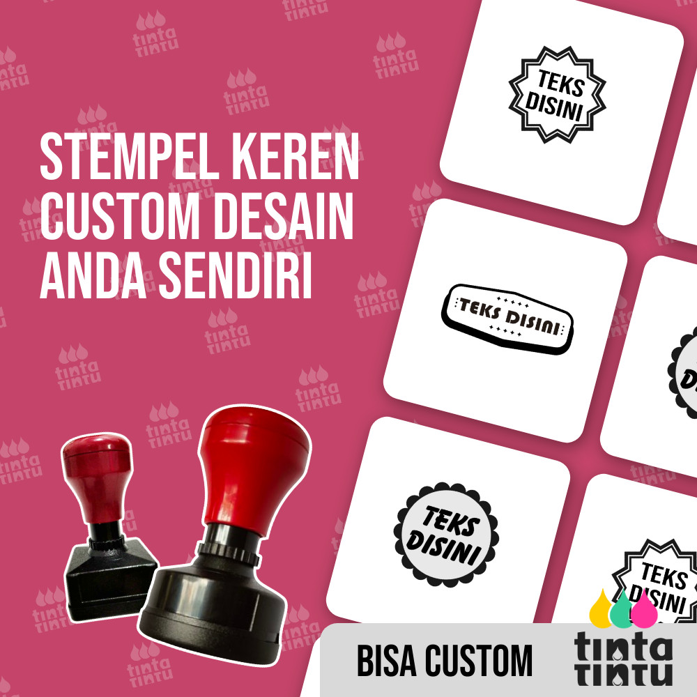 

Stempel Keren Custom Desain Anda Sendiri