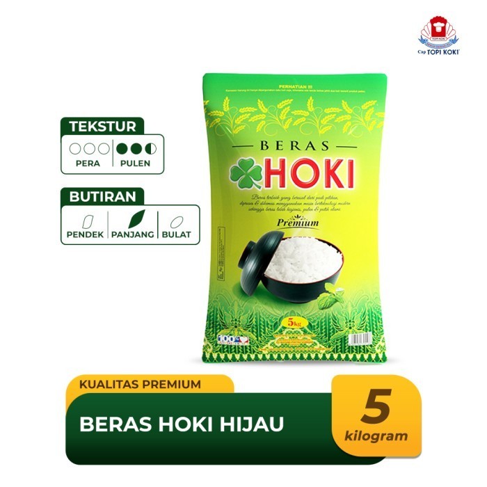 

Beras Cap HOKI 5KG | FULL Asli Slyp Putih 5 KG Murah