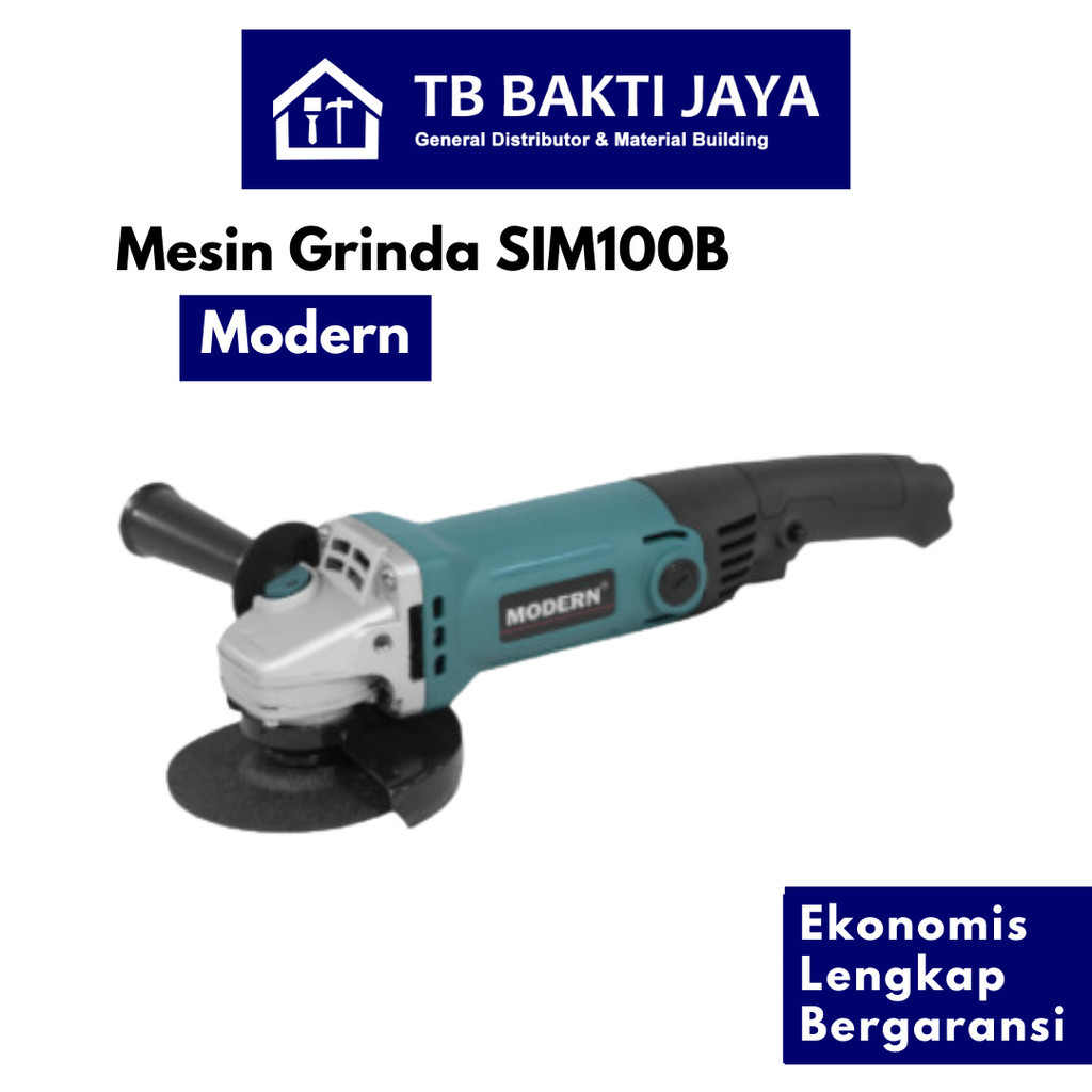 Modern SIM-100B Mesin Gerinda Tangan / Modern 4" Slim