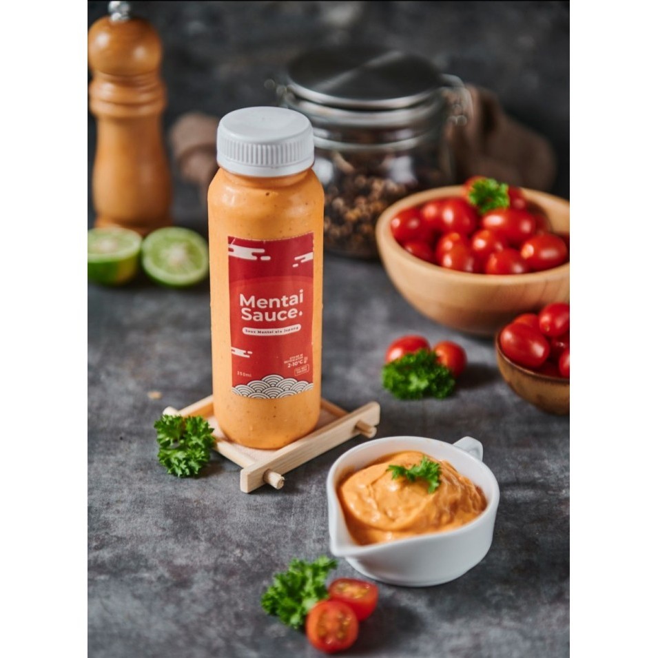 

[Bumbu Instan] Mentai Sauce / Saos Mentai HALAL Utk Salmon/ Dimsum /Rice Cake/ Sushi