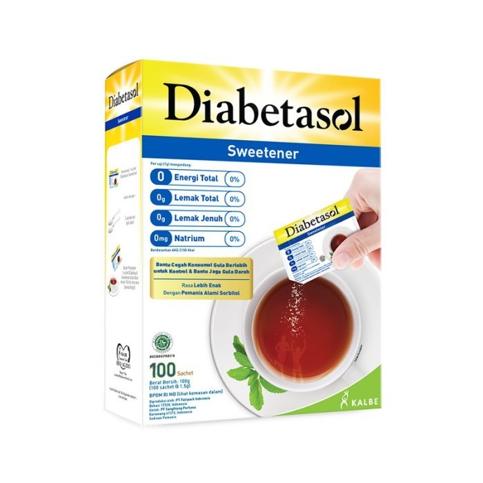 

Diabetasol Sweetener No Calories 100x1.5gr