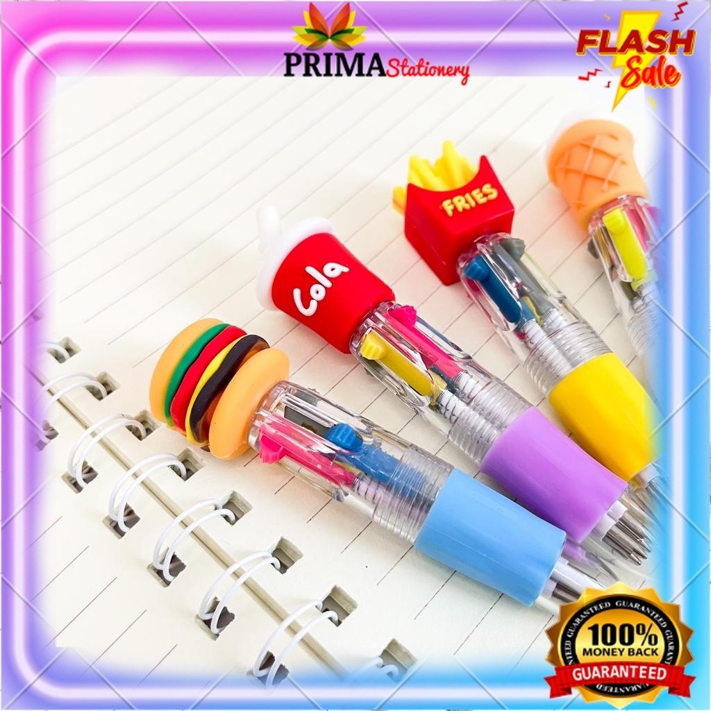 

TERBARU PULPEN GEL MINI 4 WARNA FAST FOOD BURGER COLA HARGA GROSIRAN BISA COD KUALITAS PREMIUM