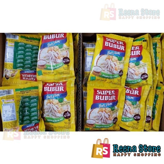 

SUPER BUBUR BURYAM @ 22 gr - 1 RENCENG (10 x 22 gr) - Reena Store