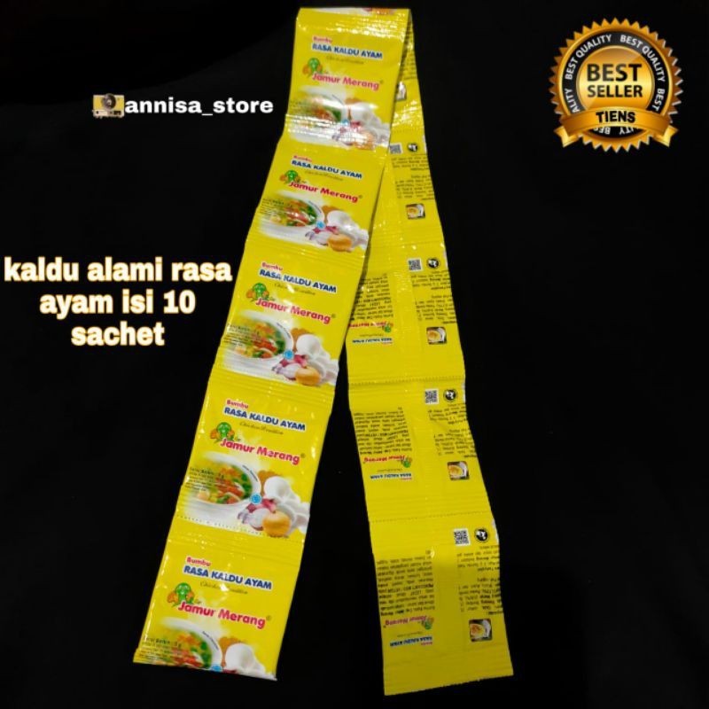 

kaldu alami rasa ayam 10 sachet / serenceng / kaldu sehat