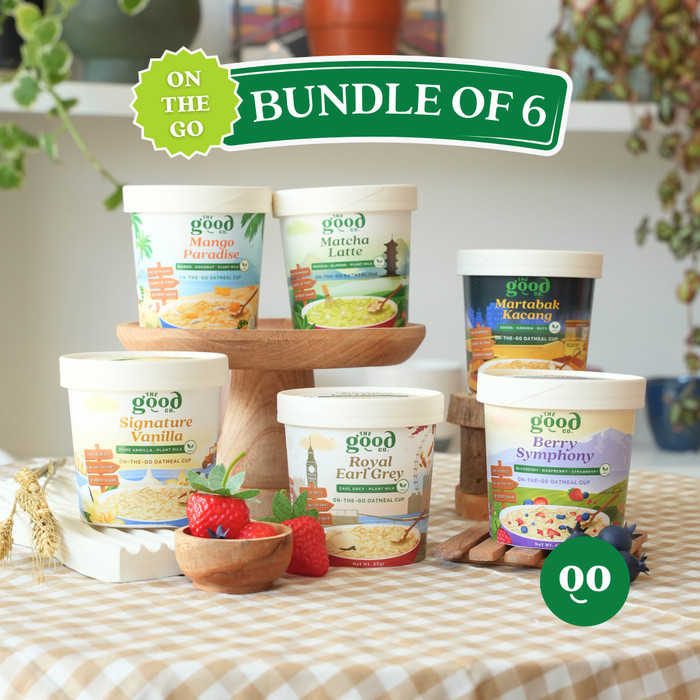 

Terbaru- [The Good Co.] | BUNDLE OF 6 | Instant Oatmeal Cup - [MIX] Custom