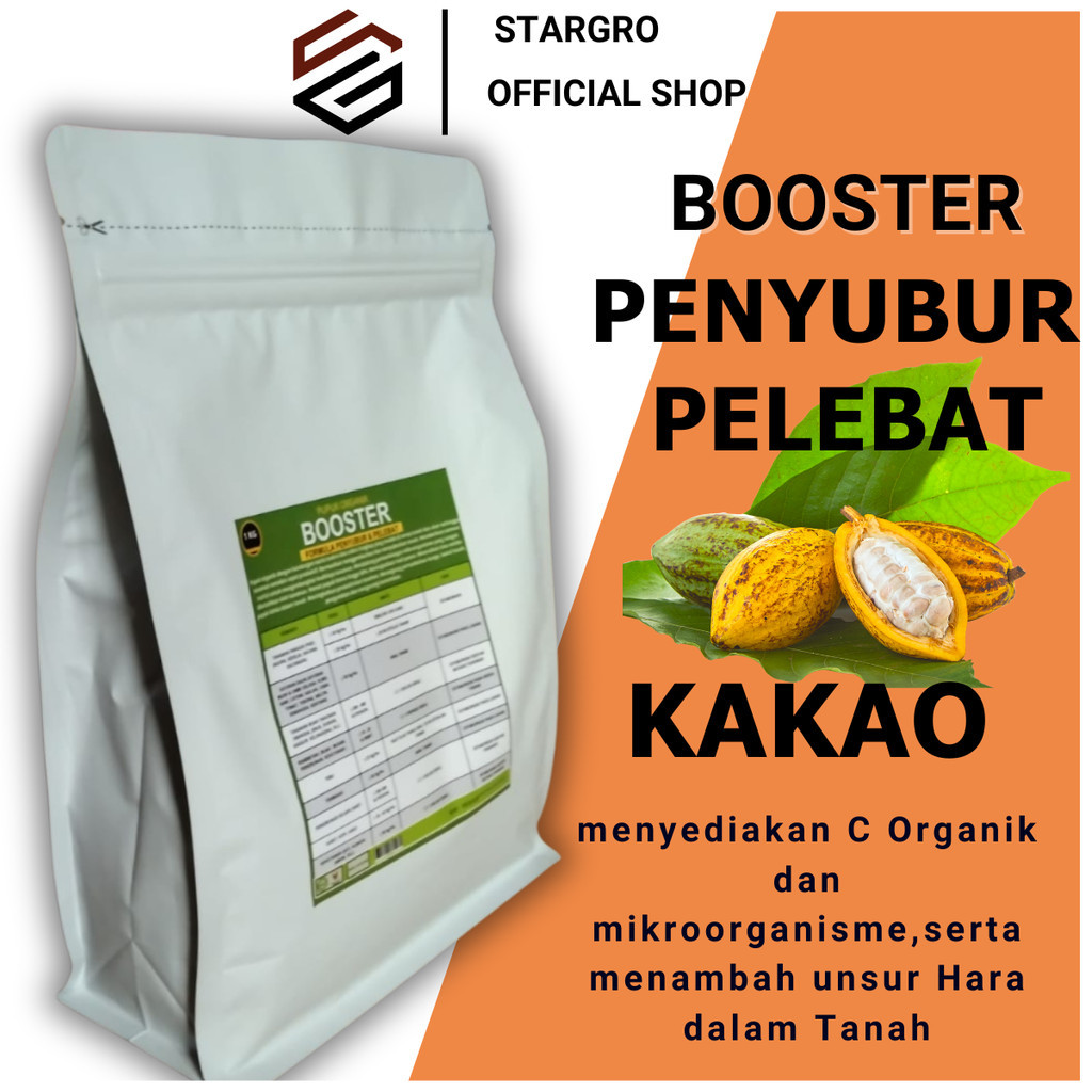 Pupuk Booster Buah kakao / Booster Organik Khusus Buah Kakao / Pupuk Granule Organik Tanaman Kakao