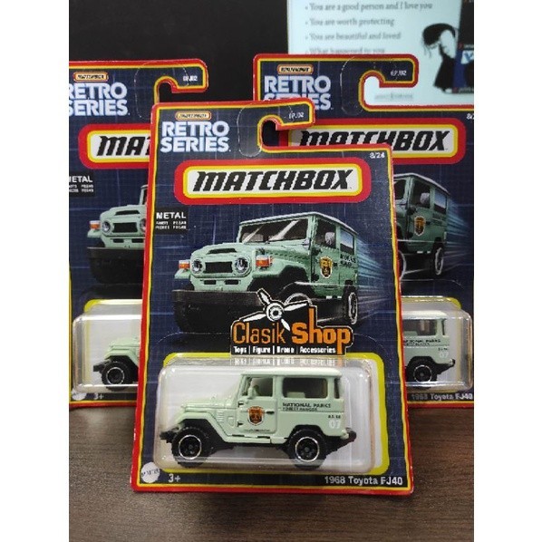 MATCHBOX 1968 TOYOTA FJ40 TLC RETRO new arrival 2022