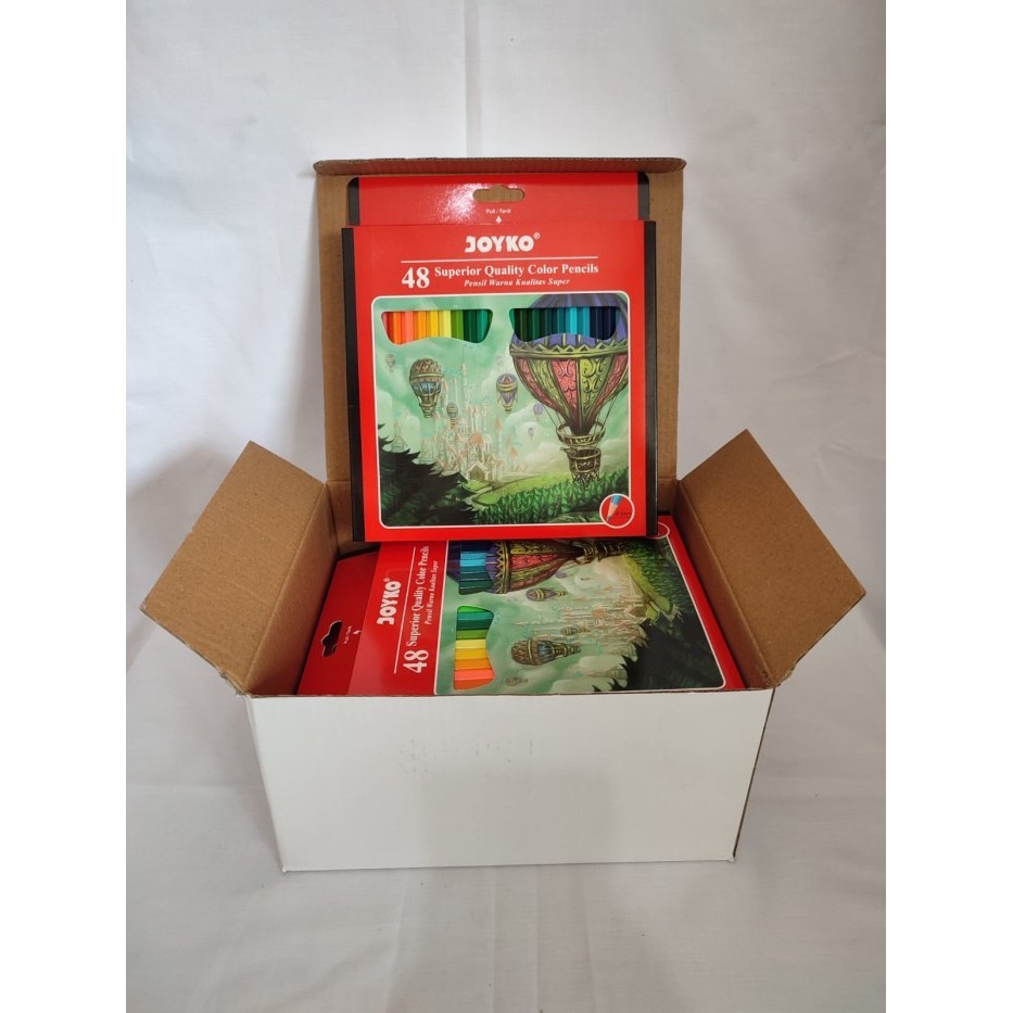 

✨LARIS✨ -Pensil warna / Color pencils CP-48PB Joyko (48 warna)