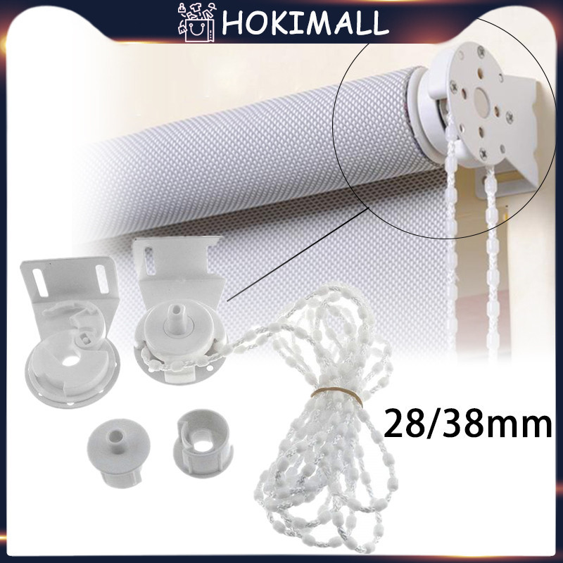 Roller Blind Kit Roller Blind Bead Chain Cluth Bracket Curtain Roller Perbaikan Roller Blind Fitting