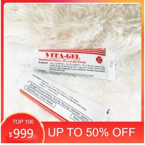 Promo - Vitamin Kucing Anjing Vitagel Vita-Gel 50 gram