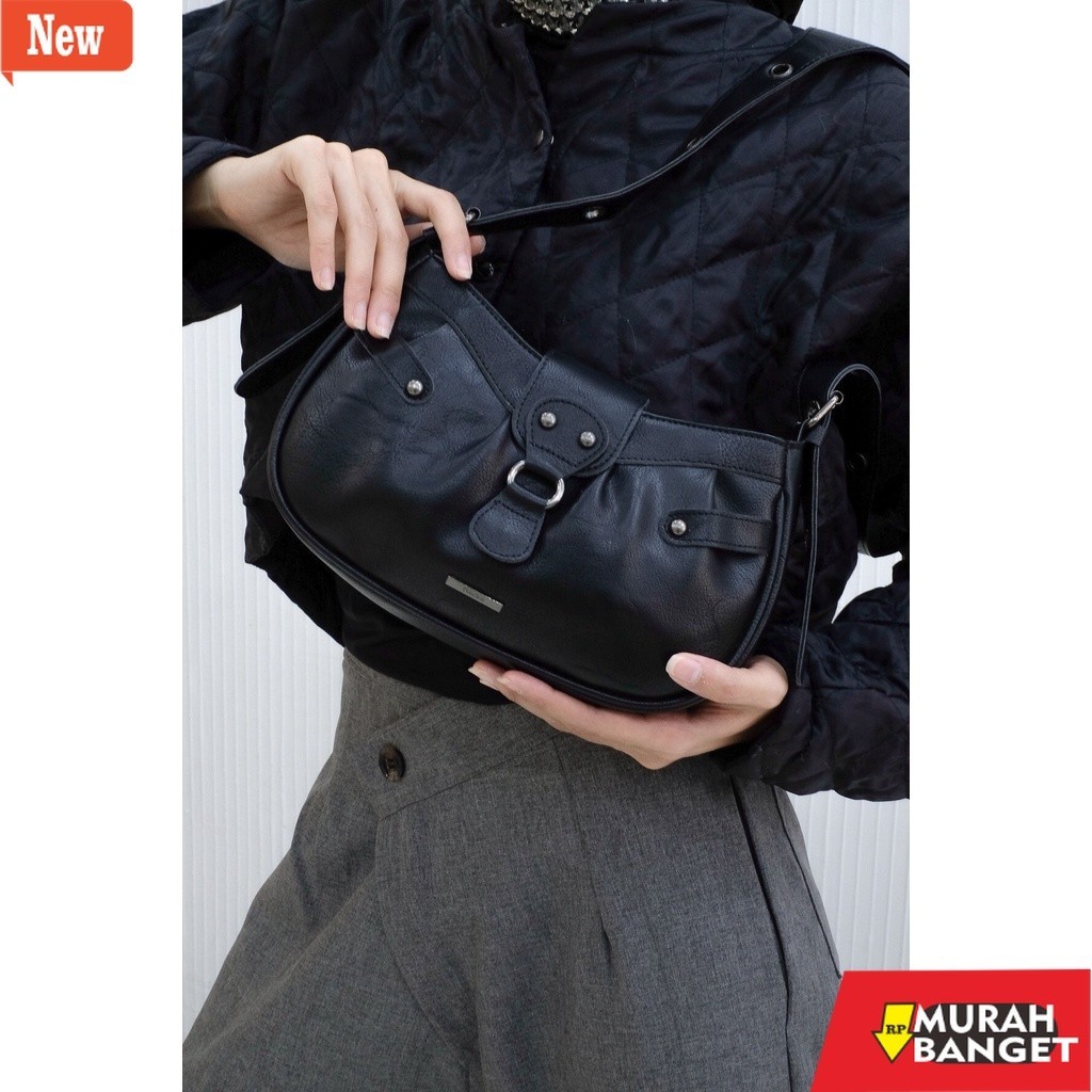 Tas Bulan Sabit Wanita Flicka  - J 304 Sling Bag Tas Selempang Lokal Ori Filckabag Murah Stylish Ker