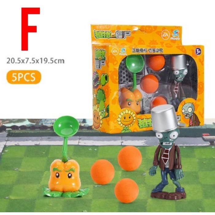 Vincent Plants vs Zombie Set/Plants Vs Zombie Big Size/Mainan Plants Vs Zombie - Set F