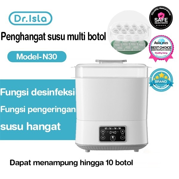 Dr.isla  N30 4 in 1 Sterilizer Botol Bayi Bottle Warmer BPA Free Baby Safe Sterilizer Dot Bayi Botol