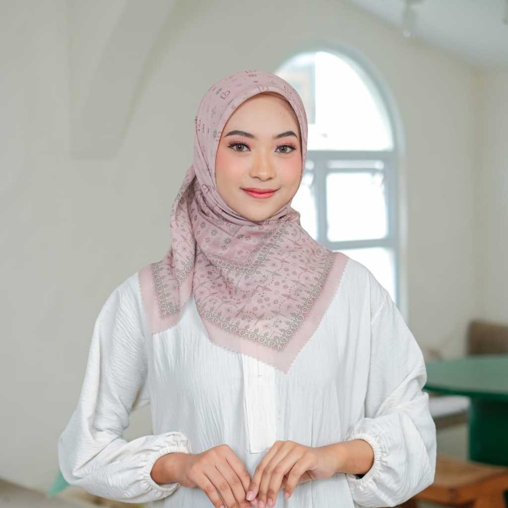 Jilbab Voal Motif Sublim Sumatera Series FH Scarf
