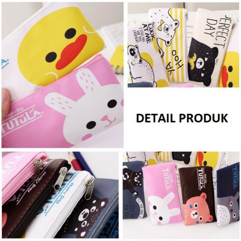

[ HAPPY GUBUK } Tempat Pensil Fun Printing / Pencil Case / Tempat Kosmetik