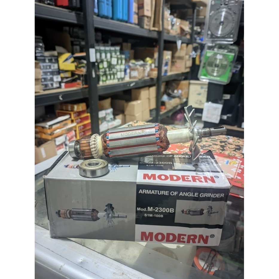 MODERN Angker Mesin Gerinda M 2300 B Armature M-2300B Gerinda Angker Gerinda M 2300B SIM 100B