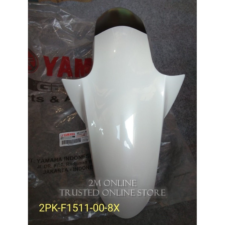 SPAKBOR DEPAN R15 PUTIH ORI YGP 2PK-F1511-00-8X