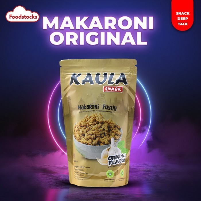 

TERMURAH Makaroni Fusilli Original 100gr Kaula Snack