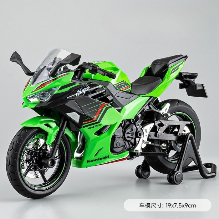 DIECAST MINIATUR MOTOR SPORT KAWASAKI NINJA 400 ZX-4RR / ZX25R DIECAST MOTOR SKALA 1:12 - Ninja 400 