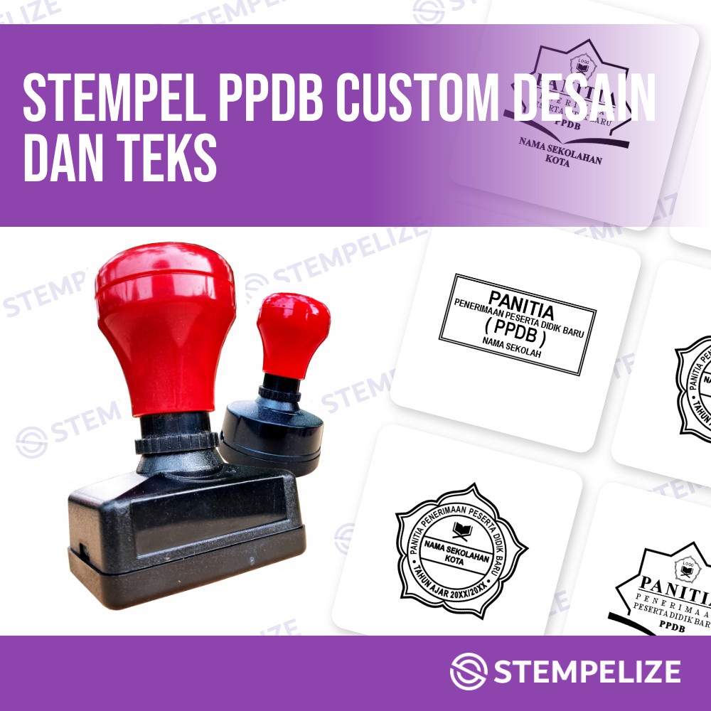 

Stempel PPDB Custom Desain Dan Teks