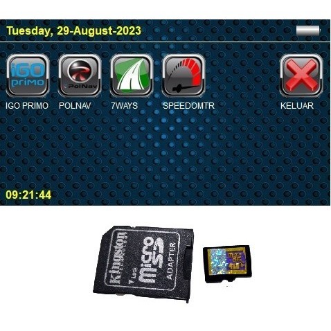 GPS SOFTWARE NAVIGASI GOGO 909 - 4GB