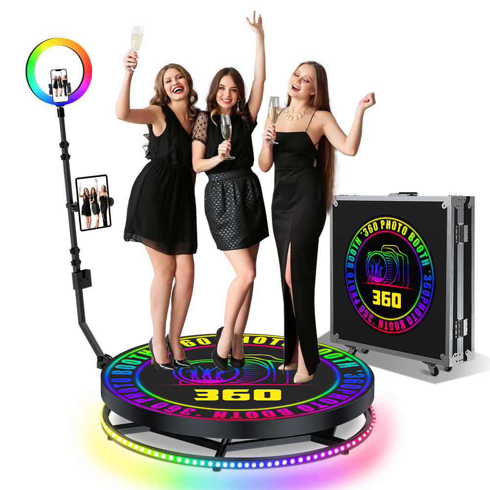selfie magic 360 photo booth turning machine small for party photo booth rotating 360 video custom l
