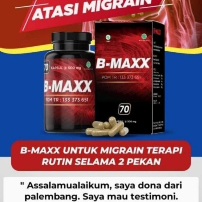 B-MAXX HERBAL ISI 70 KAPSUL/ORIGINAL