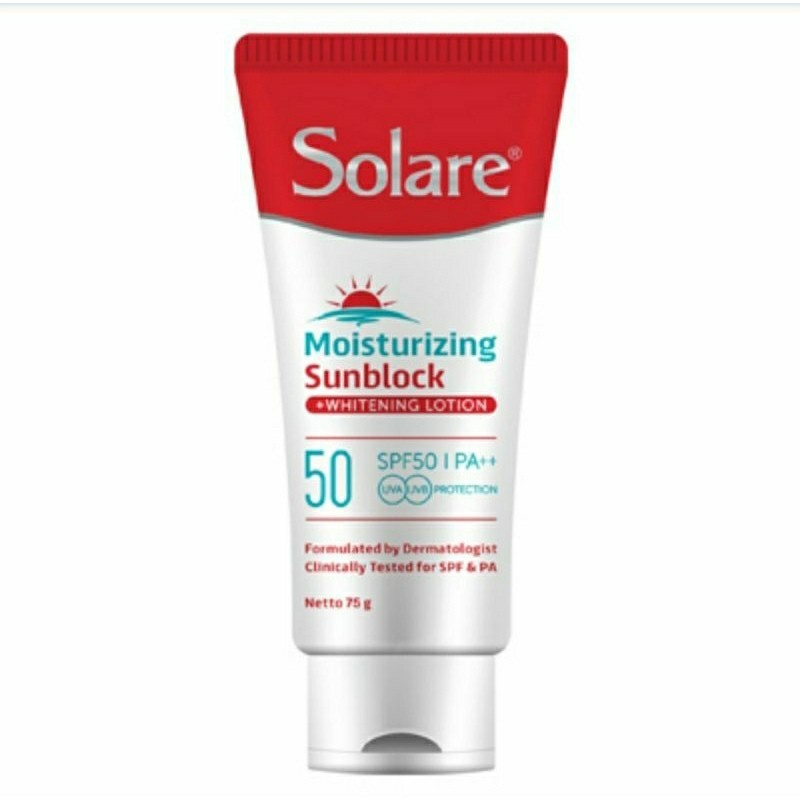 Solare Moisturizing Sunblock and Whitening Lotion SPF 50