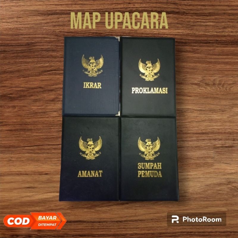 

MAP UPACARA/ MAP PROKLAMASI/Map Sumpah Pemuda Map Upacara//Map Ikrar/Map Amanat/ bahan kulit sintetis pakai busa