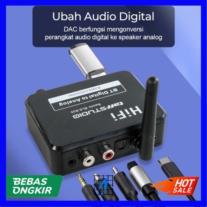 DAC Audio Bluetooth 5.1 Receiver HiFi Digital to Analog