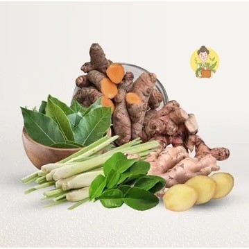 

Rempah-rempah / Empon Empon / Aneka Bumbu Kunyit, Jahe, Lengkuas, Kencur, Temu Kunci, Temulawak Fresh 100 gram - Sayur Segar Instan Malang