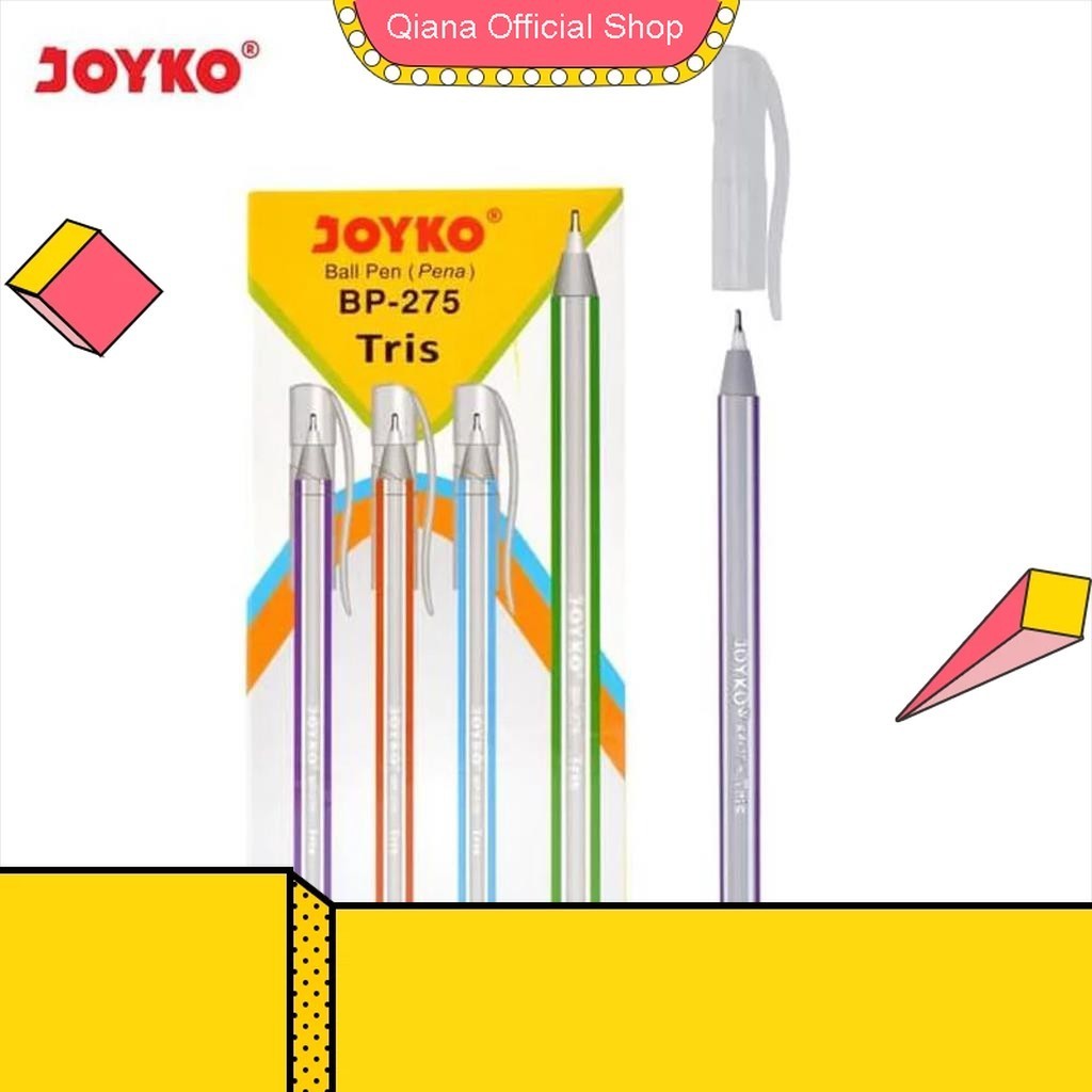 

Pulpen/Ballpoint/Bolpen JOYKO Bp 275 TRIS (12 pcs/pak)