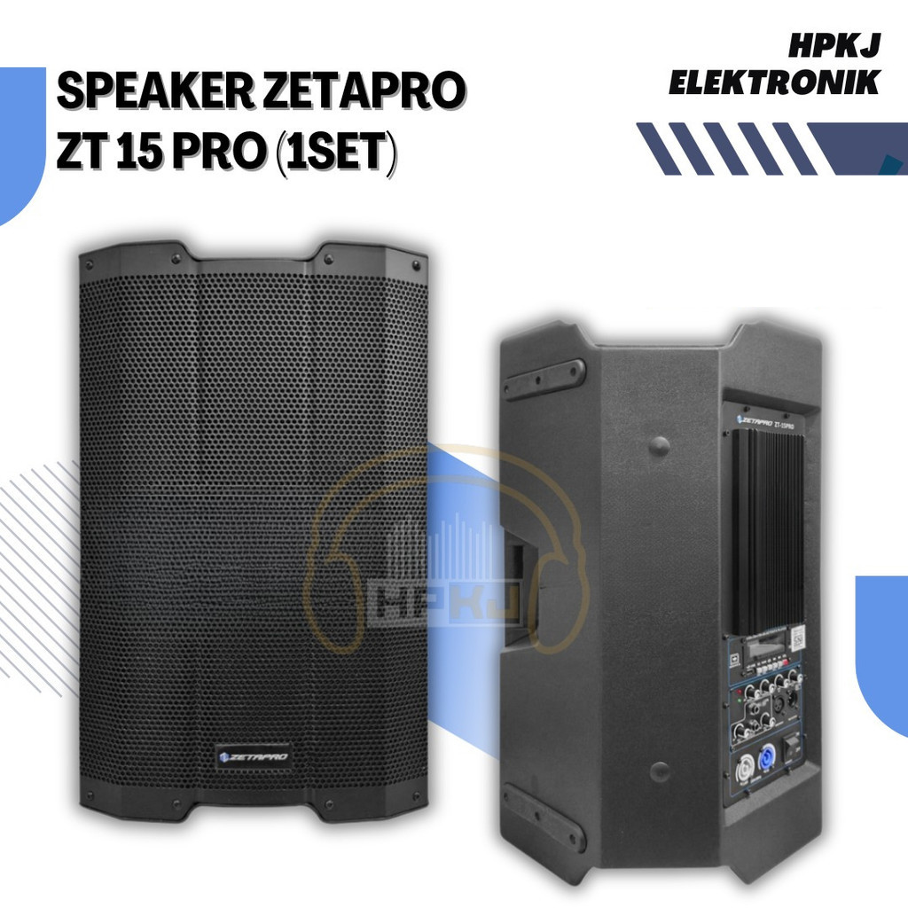 Speaker Aktif Zetapro 15 Inch ZT 15 PRO ZT15PRO 500 Watt