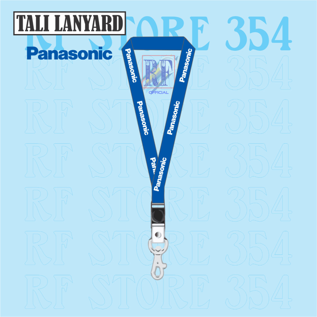 

TALI LANYARD PANASONIC LOGO - TALI ID CARD PT PANASONIC GOBEL GANTUNGAN KUNCI GANTUNGAN FLASHDISK GANTUNGAN NAMETAG TALI LANYARD BEST SELLER COD