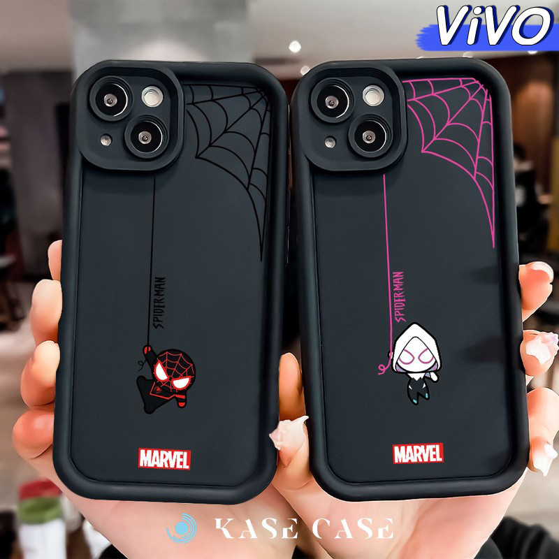 Case hp couple Spider-Man VIVO Y17s Y12 Y12s Y20 Y21 Y15s Y16 Y22 Y27s Y02 Y17 Y30 Y21s Y91 Y35 Y19 