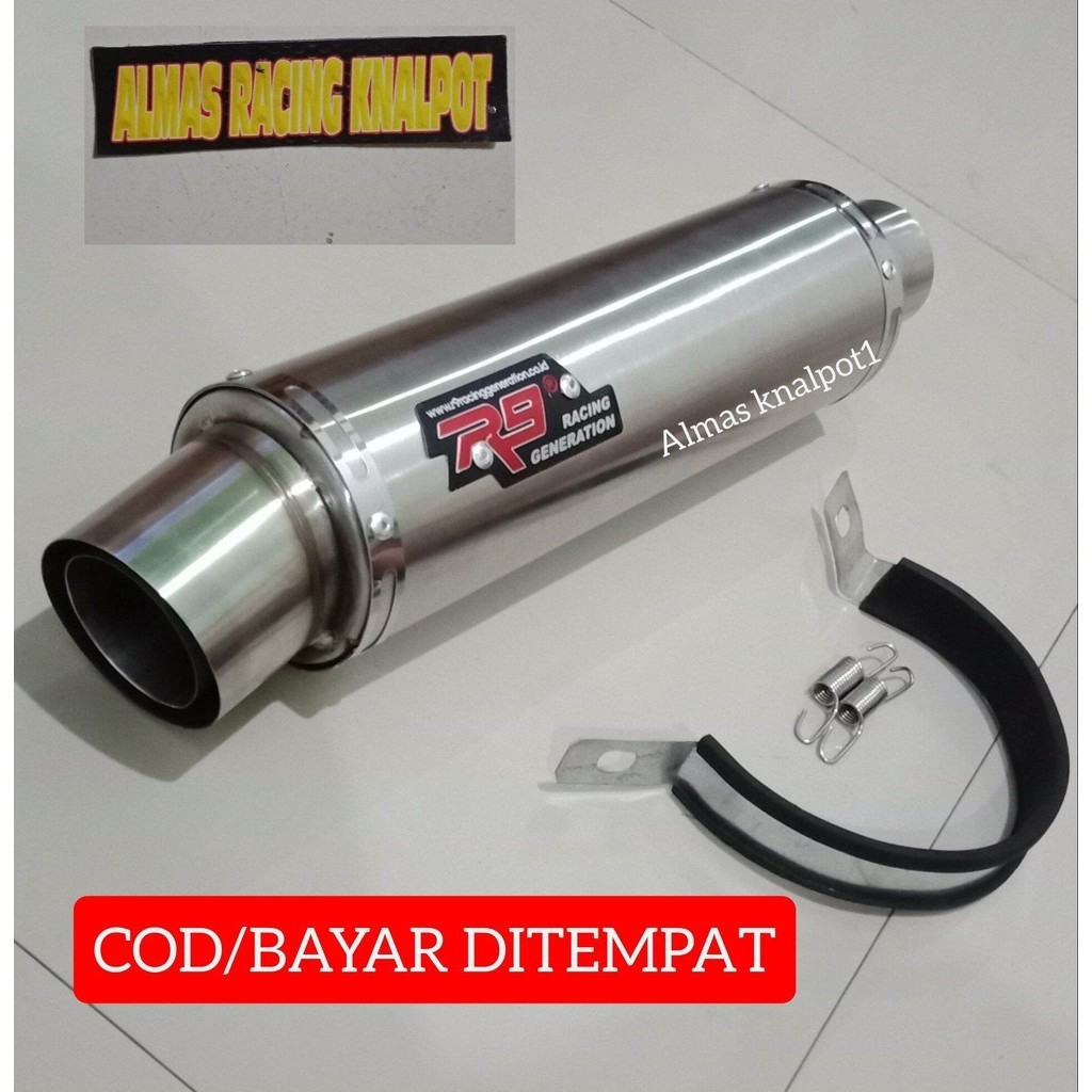 Slincer Knalpot R9 mugello polos Silincer Polos Silencer Polos Selencer Polos Selenser Polos inlet 5